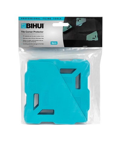 Протектор угла плитки BIHUI (защитный уголок для крупноформата), 4шт, 10мм